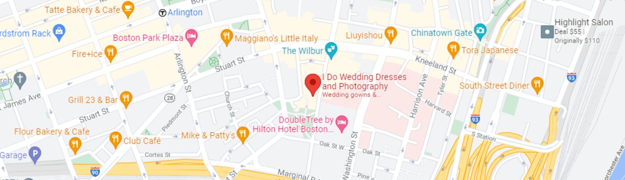 I Do Wedding Boston Store Location